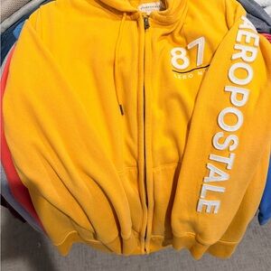 Aeropostale Kids Bright Yellow Hoodie